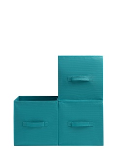 Короб для хранения GEMLUX 28x28x28 бирюзовый