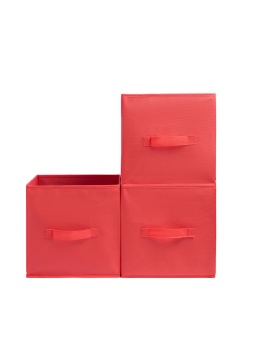 Короб для хранения GEMLUX 28x28x28 красный